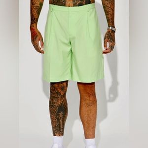 Fashion Nova NWT Men's Love Of My Life Relaxed Suit Shorts